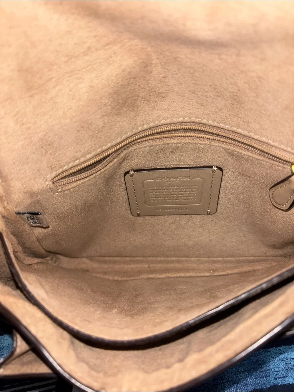 COACH Lucy Crossbody In Signature Canvas & White Leather C6781